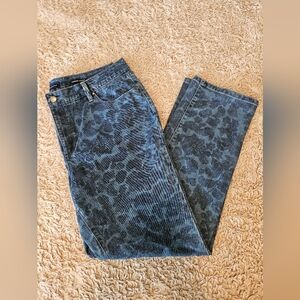 Charter Club - Floral Print Jeans - plus Size 18